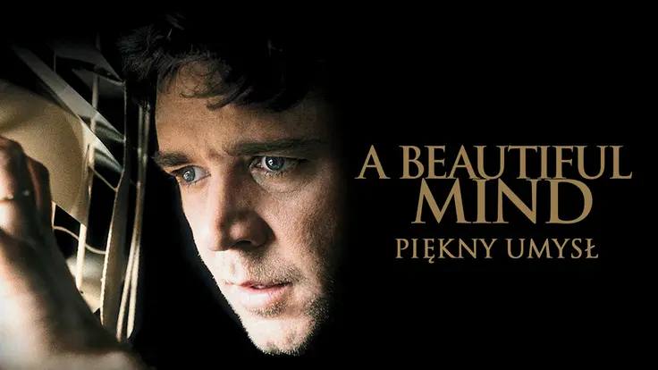 Russell Crowe jako John Nash w scenie z filmu Piękny umysł