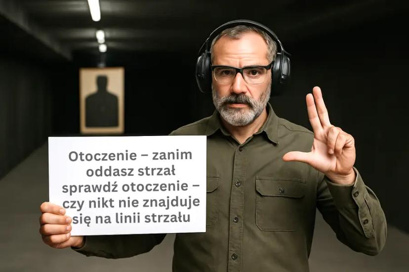 Trzecia zasada BLOS - sprawdź otoczenie i linię strzału