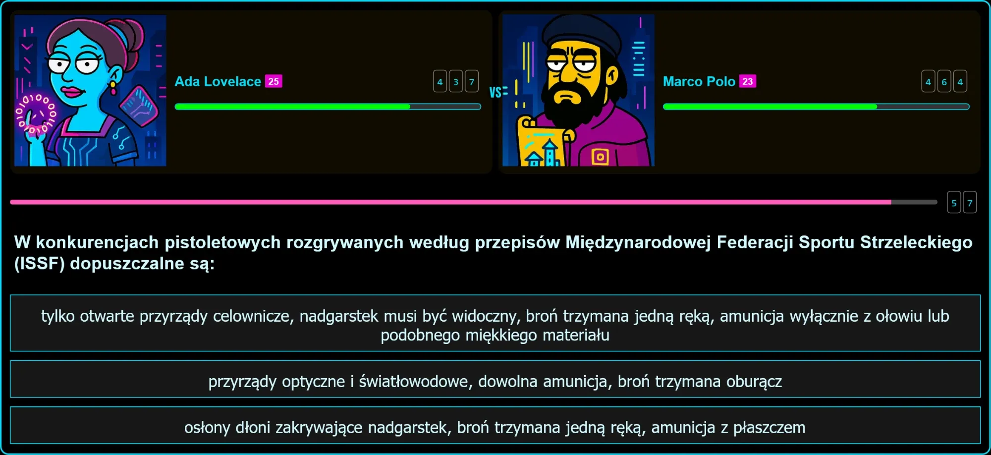 Zawodnik strzelający z pistoletu w konkurencji ISSF