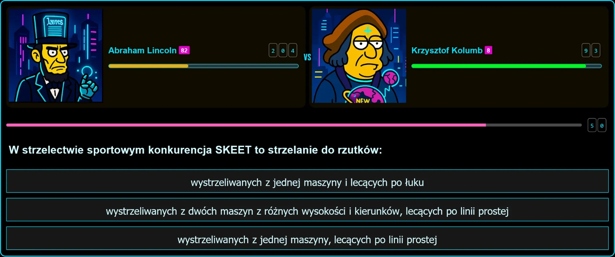 Rzutki ceramiczne w konkurencji SKEET